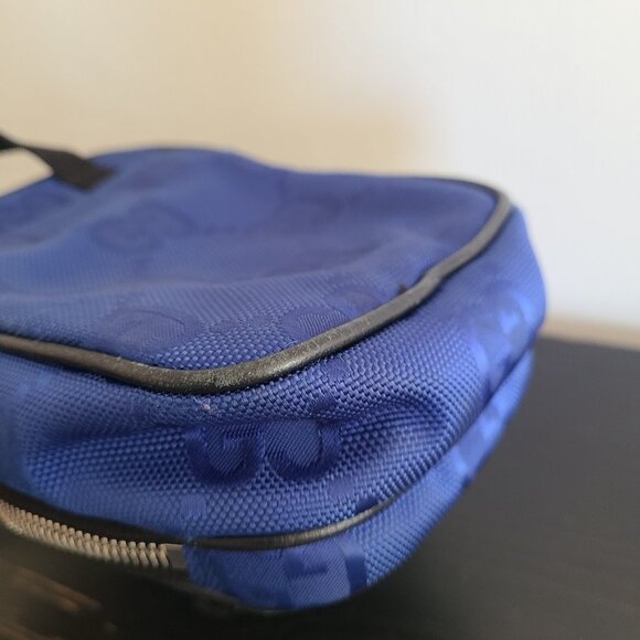 Gucci Off The Grid Messenger Bag Mini Blue Crossbody Unisex - Picture 11 of 11